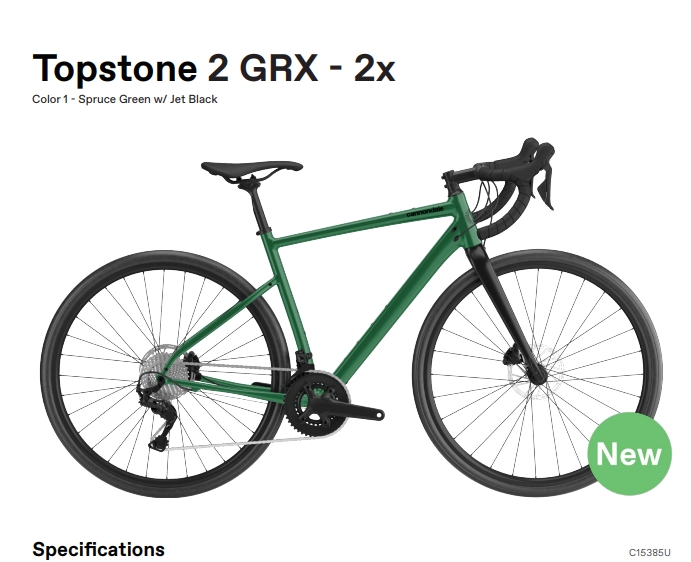 Cannondale Topstone 2 GRX - 2x 